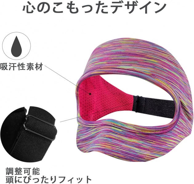 File:YipuVR 3-Pack Adjustable VR Eye Mask for PS VR2, HTC Vive - Sweatproof, Washable, Breathable (Black, Blue, Pink) image3.jpg