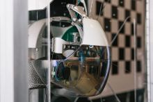 Interior view of the DAQRI Smart Helmet.