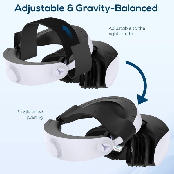 File:FYOUNG Adjustable Head Straps for PS VR2 Headset - Lightweight, Skin-Friendly & Detachable Support Accessory image6.jpg