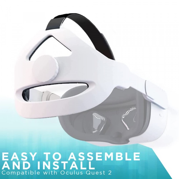 File:Group Vertical VR Straps for Meta Quest 2 Head Strap - Adjustable Headset Straps Secure Fit with Soft Padding and 2 Pt System with Dial Knob - Premium Replacement Gaming VR Accessories image6.jpg