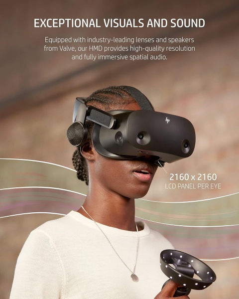 File:HP Reverb G2 VR Gaming Headset with Controller, 2160x2160 LCD Panels, 4 Cameras, Compatible with SteamVR & Windows Mixed Reality image2.jpg
