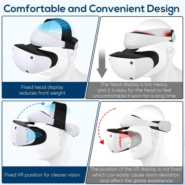 File:FYOUNG Adjustable Head Straps for PS VR2 Headset - Lightweight, Skin-Friendly & Detachable Support Accessory image3.jpg