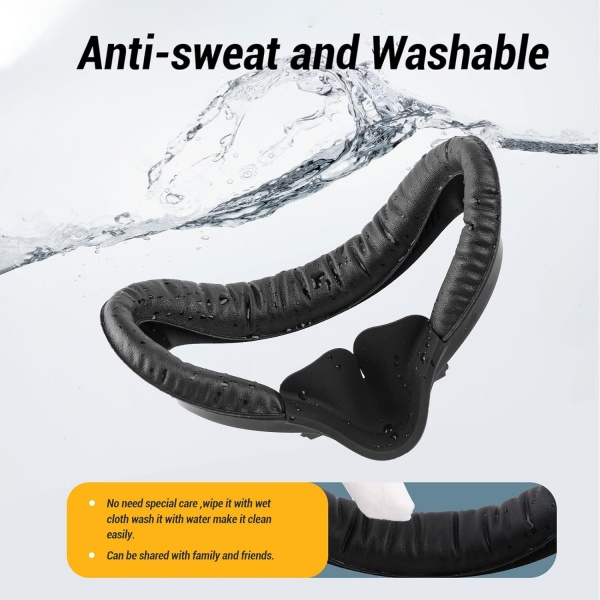 File:Meta Quest 2 VR Face Pad - Anti-Fog, Sweatproof PU Leather Foam Cushion - 2 Pack Replacement Accessories by Hanpusen image5.jpg