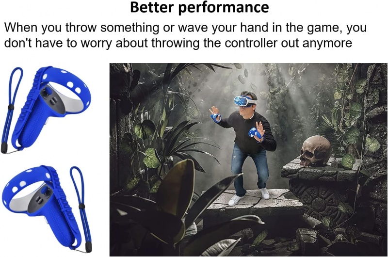 File:Clean VR 3-in-1 Meta Quest 2-Meta Accessories Set- Anti-Leak Face Cover, Non-Slip Grip Covers, Sweatproof Decal Skin (Space Blue) image5.jpg