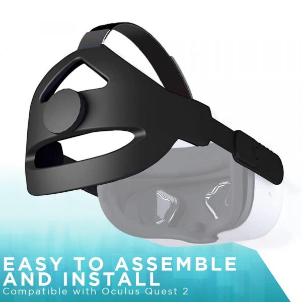 File:Group Vertical Adjustable VR Head Strap for Meta Quest 2 - Comfortable, Padded, Ergonomic Design - Black image6.jpg