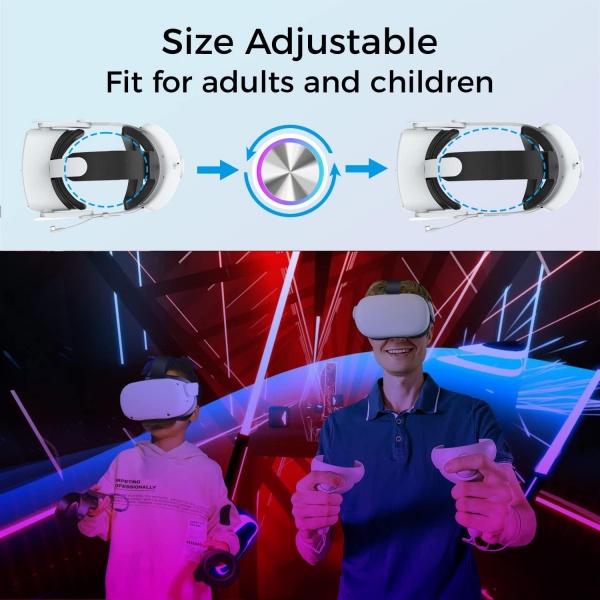 File:Sonicgrace Quest 2 Adjustable Head Strap with 8000mAh Battery - Comfortable, Sweatproof, and Extendable Playtime image7.jpg