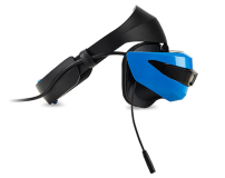 Acer Windows Mixed Reality headset with its visor raised.